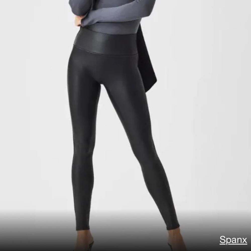 Spanx Faux Leather Leggings